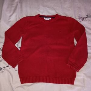 Boys Tommy Bahama Red Crewneck Sweater Medium 7/8